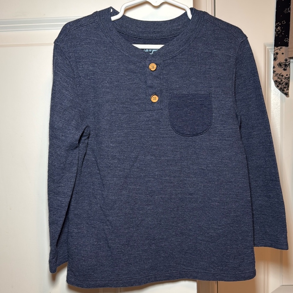 Cat & Jack Long Sleeve Pocket Tee